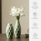 Glitzhome® Geometric Green Ceramic Modern Vase Set